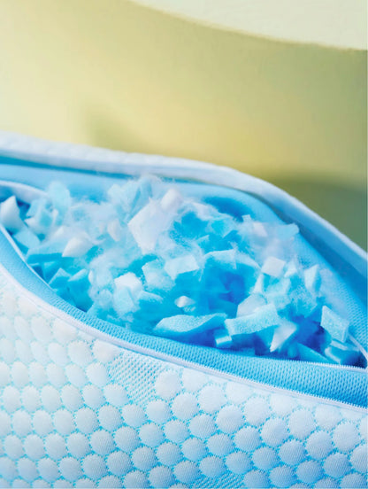 Pillow Adjustable to suit your personal comfort, Provides proper support for your body and Helps reduce neck pain